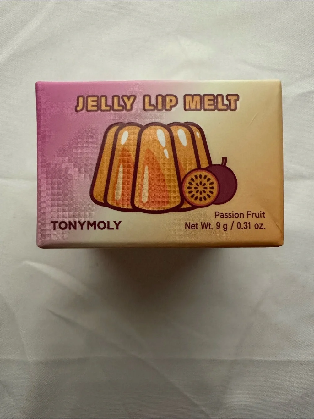 TonyMoly Jelly Lip Melt Passion Fruit Hydrating Lip Mask Balm 0.31 oz NIB
